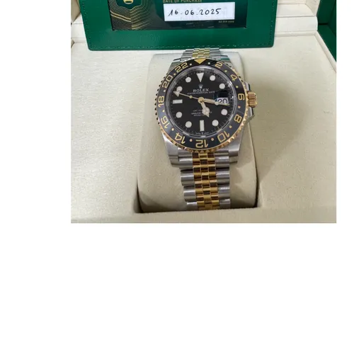 126713GRNR ブラック ステンレススチール+イエローゴールド ジュビリーブレス