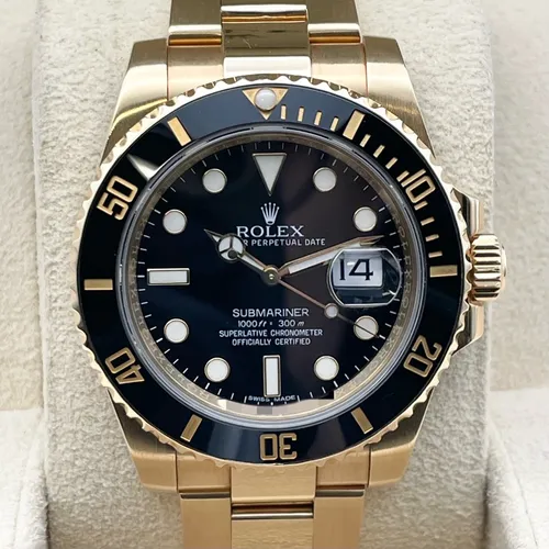 116618LN イエローゴールド ブラック