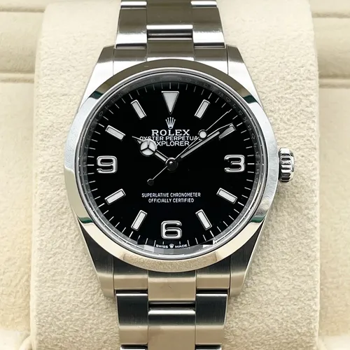 124270 ブラック ステンレススチール オイスターブレス