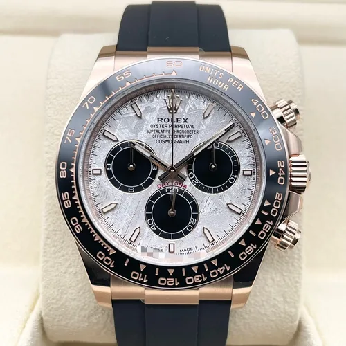 126515LN メテオライト＆ブラック オイスターフレックス-BLACKブレスレット 