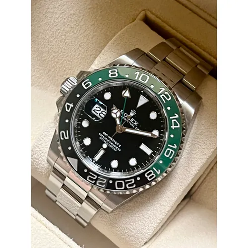 126720VTNR  ブラック ステンレススチール オイスターブレス