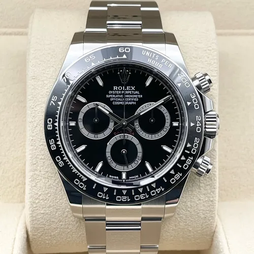 126500LN ブラック ステンレススチール オイスターブレス