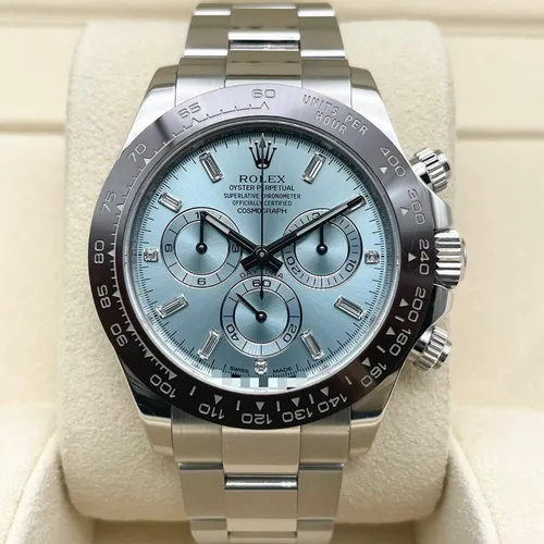 プラチナ アイスブルー11Pダイヤ 116506A