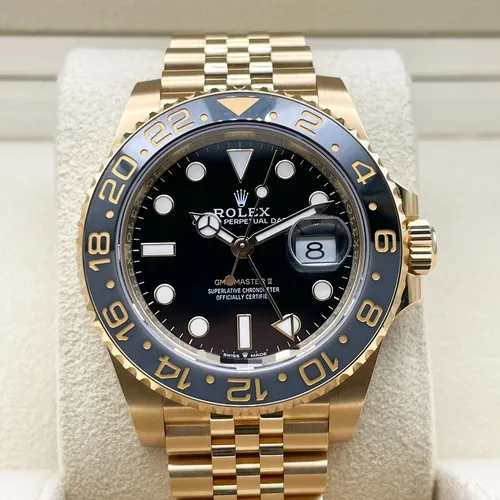 126718GRNR ブラック イエローゴールド ジュビリーブレス