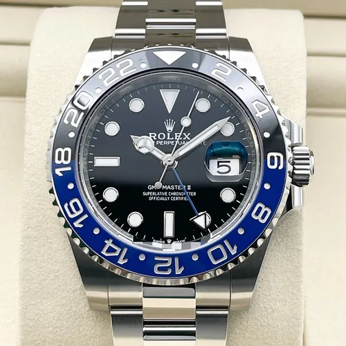 126710BLNR 青黒ベゼル オイスターブレス