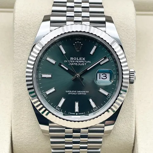 126334ミントグリーン ジュビリーブレス フルーテッドモチーフ