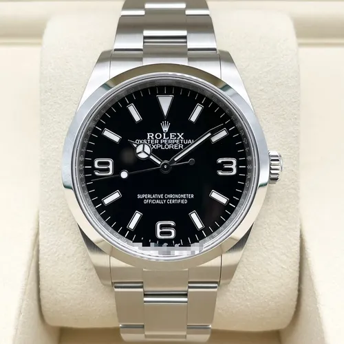 124270 ブラック ステンレススチール オイスターブレス