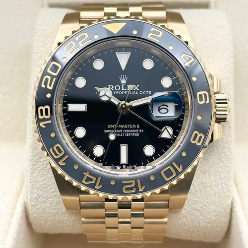 126718GRNR ブラック イエローゴールド ジュビリーブレス