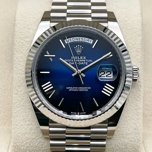 228239 ブルーオンブレ ローマン プレジデントブレスレット 