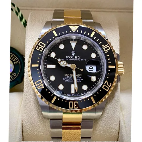 126603  ブラック ステンレススチール+イエローゴールド