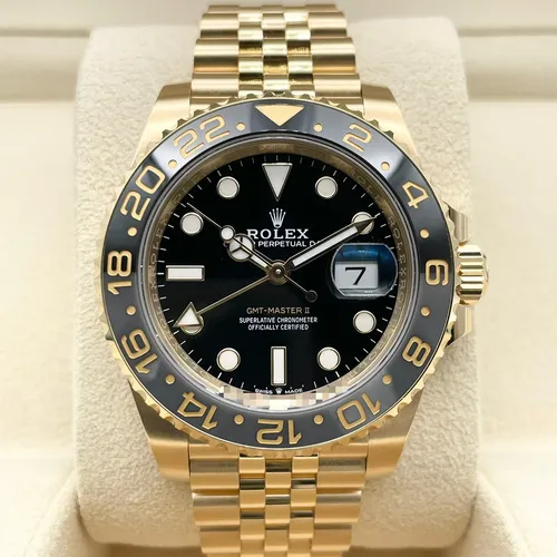 126718GRNR ブラック イエローゴールド ジュビリーブレス