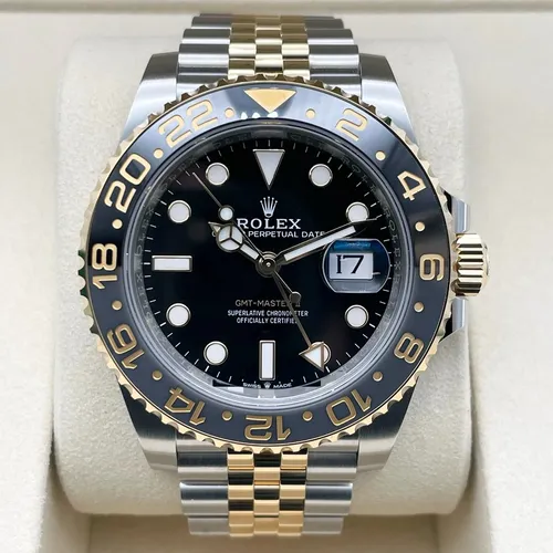 126713GRNR ブラック ステンレススチール+イエローゴールド ジュビリーブレス