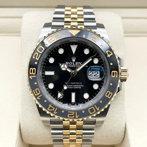 126713GRNR ブラック ステンレススチール+イエローゴールド ジュビリーブレス