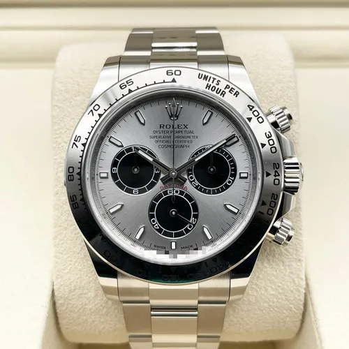 126509 スチール&ブライトブラック ホワイトゴールド