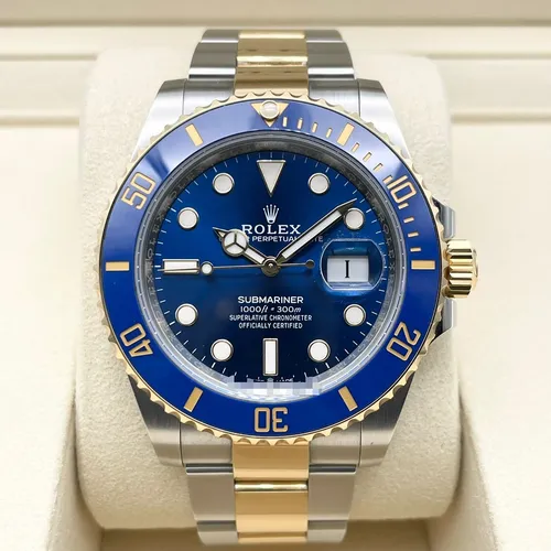 126613LB ロイヤルブルー ステンレススチール+イエローゴールド