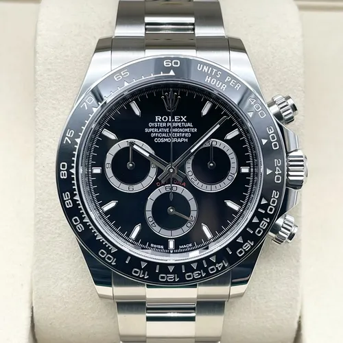 126500LN ブラック ステンレススチール オイスターブレス