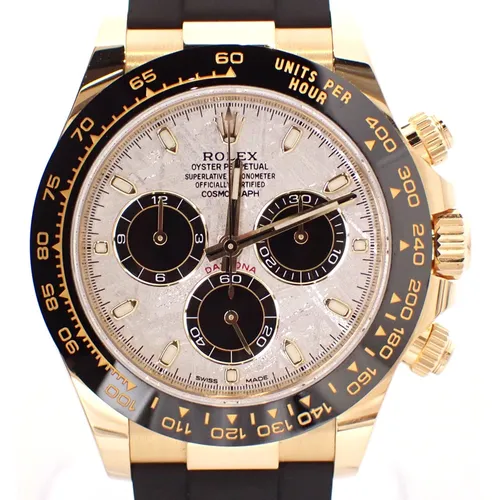 116518LN メテオライト・ブラック イエローゴールド 40mm