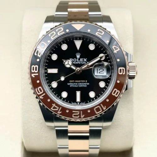 126711CHNR ブラック ステンレススチール+エバーローズゴールド	