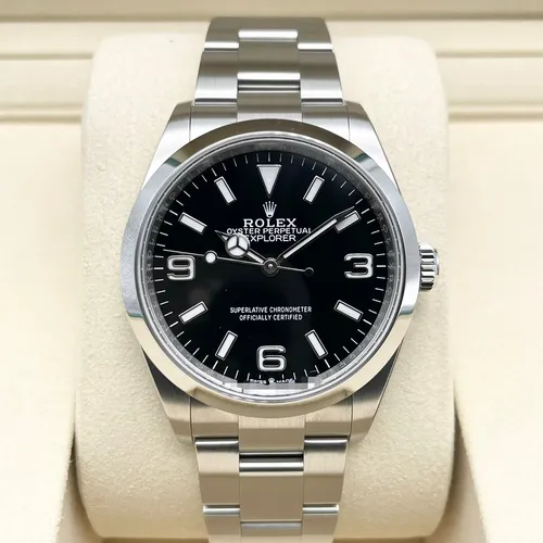 124270 ブラック ステンレススチール オイスターブレス