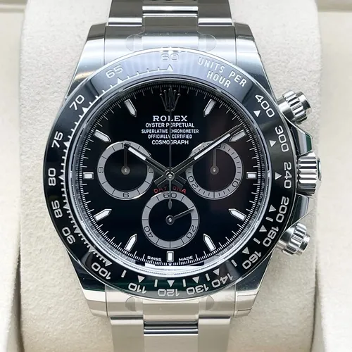 126500LN ブラック ステンレススチール オイスターブレス