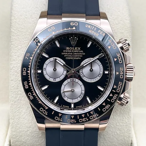 126515LN ブライトブラック・サンダスト オイスターフレックスブレスレット