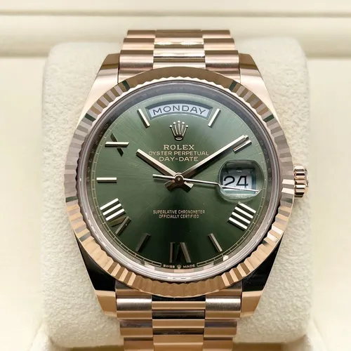 228235 オリーブグリーン プレジデントブレスレット