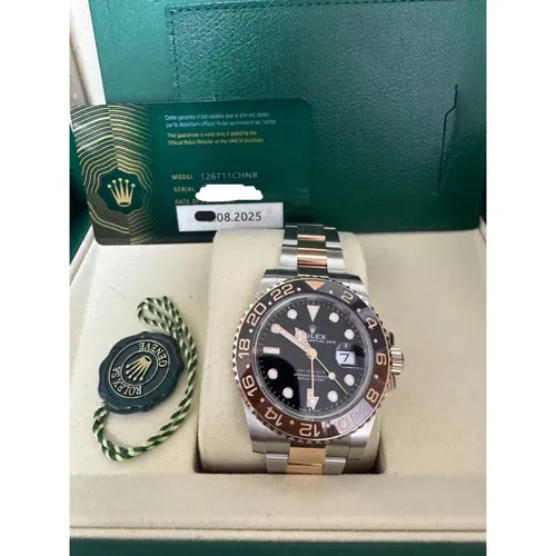 126711CHNR ブラック ステンレススチール+エバーローズゴールド	