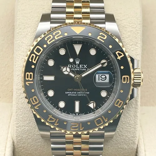 126713GRNR ブラック ステンレススチール+イエローゴールド ジュビリーブレス