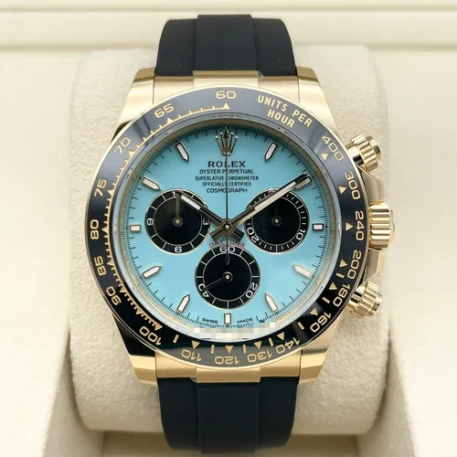 126518LN ターコイズブルーとブラック オイスターフレックス-BLACKブレスレット 