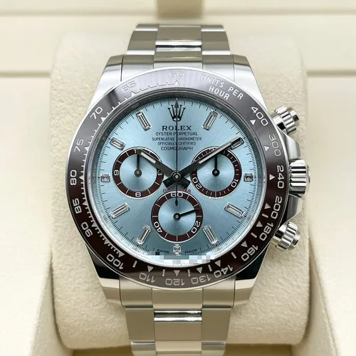 126506A ダイヤ入りアイスブルー オイスターブレス