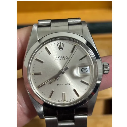 シルバー文字盤 オイスターブレス 