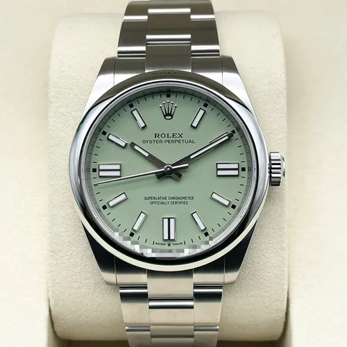 134300 ピスタチオグリーン オイスターブレスレット 