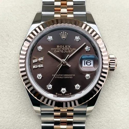 279171G チョコレート 10Pダイヤ ジュビリーブレス