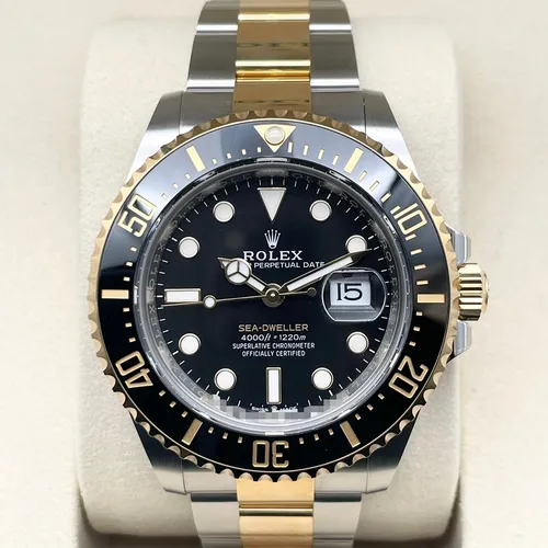 126603  ブラック ステンレススチール+イエローゴールド