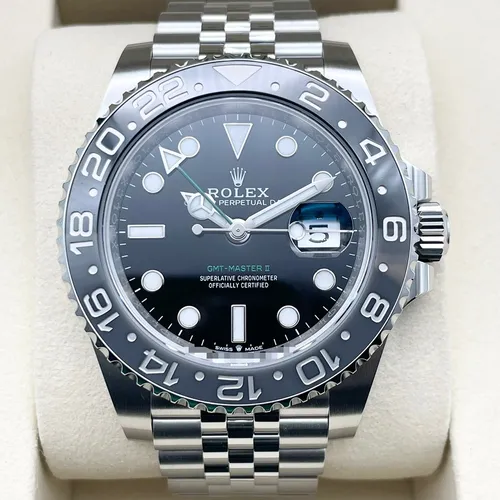 126710GRNR ブラック ステンレススチール ジュビリーブレス