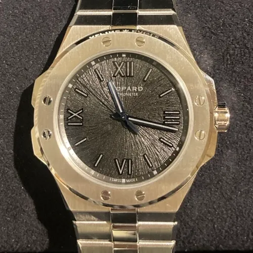 ラージ 漆黒  298600-3021ブラック ステンレススチール 41mm