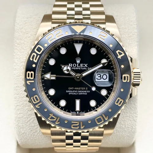 126718GRNR ブラック イエローゴールド ジュビリーブレス