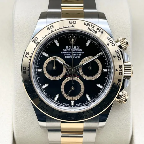 126503 ブラック ステンレススチール+イエローゴールド 