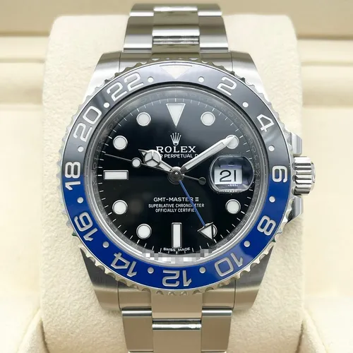 116710BLNR ステンレススチール 青黒ベゼル