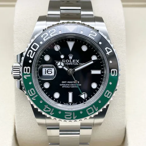 126720VTNR  ブラック ステンレススチール オイスターブレス