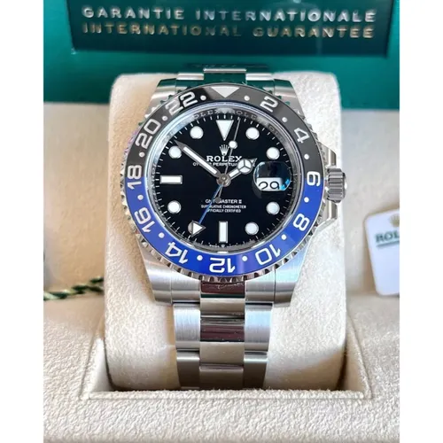 126710BLNR 青黒ベゼル オイスターブレス