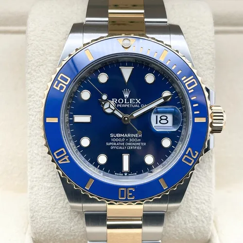 126613LB ロイヤルブルー ステンレススチール+イエローゴールド