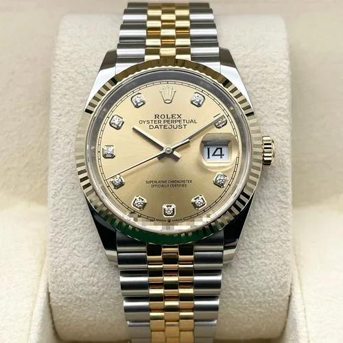 126233G ステンレススチール+イエローゴールド ゴールド 