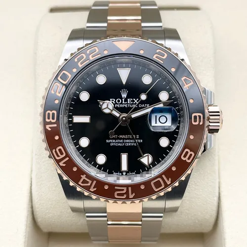 126711CHNR ブラック ステンレススチール+エバーローズゴールド	