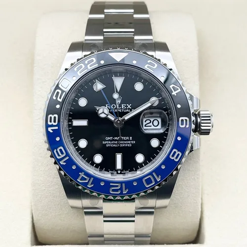 126710BLNR 青黒ベゼル オイスターブレス