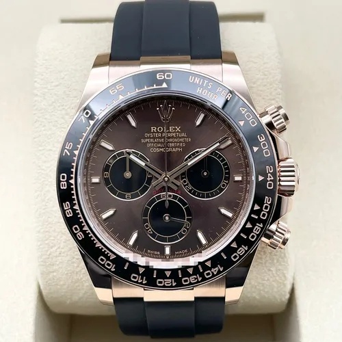 126515LN チョコレート＆ブラック オイスターフレックス-BLACKブレスレット 