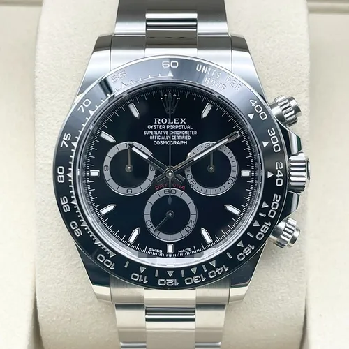 126500LN ブラック ステンレススチール オイスターブレス