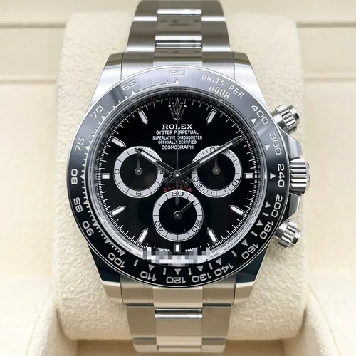 126500LN ブラック ステンレススチール オイスターブレス