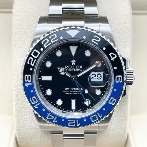 126710BLNR 青黒ベゼル オイスターブレス