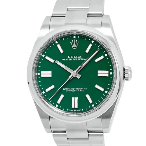 124300 グリーン ステンレススチール 41mm